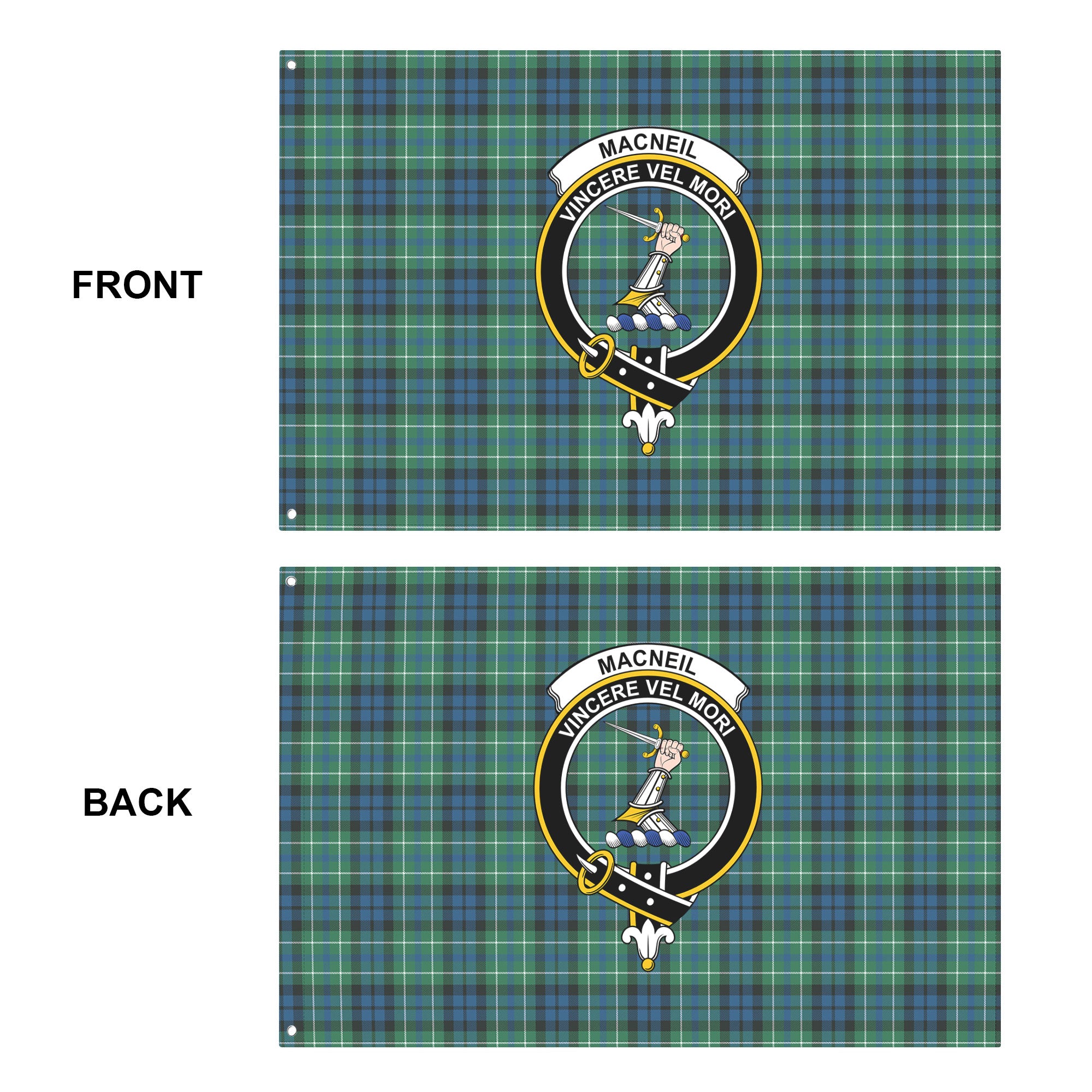 MacNeil of Colonsay Ancient Tartan Crest House Flag