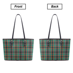 Coulter Tartan Leather Tote Bag