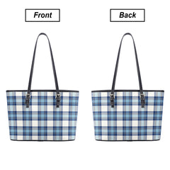 Dunnet Tartan Leather Tote Bag