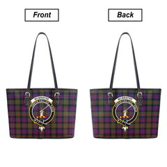 McBrayne Tartan Crest Leather Tote Bag