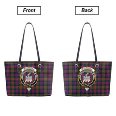 McCrindle Tartan Crest Leather Tote Bag