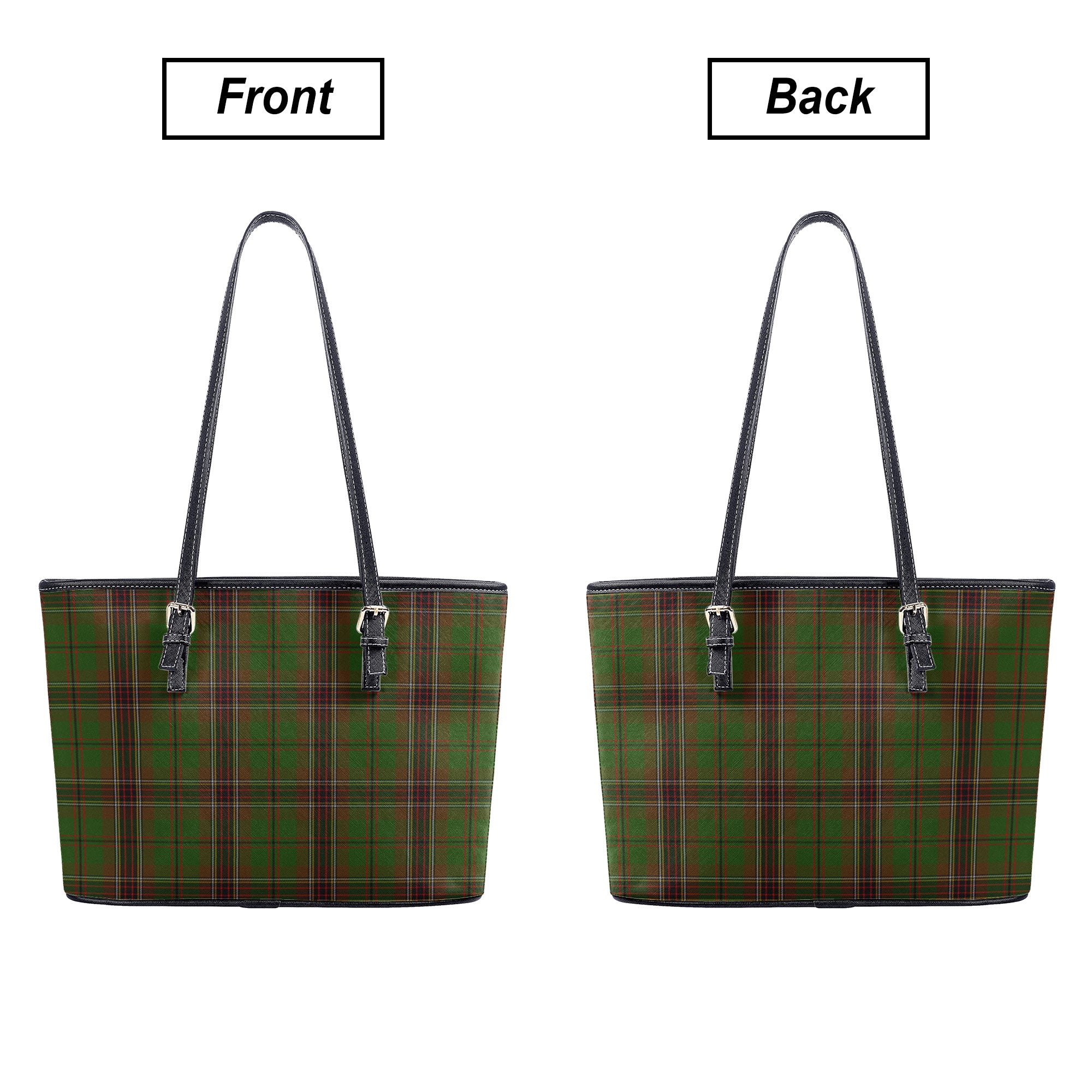 Murphy Tartan Leather Tote Bag