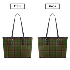 Murphy Tartan Leather Tote Bag