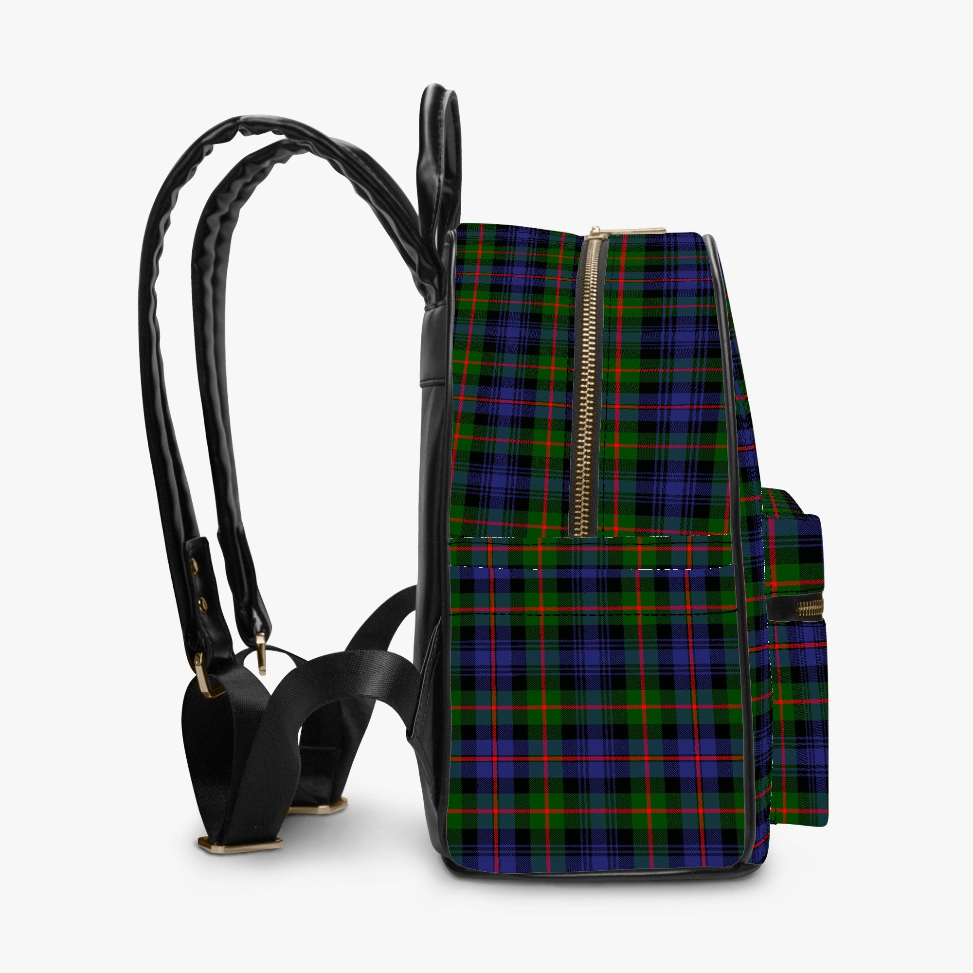 Murray of Atholl Modern Tartan Crest PU Backpack