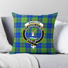 Barclay Hunting Ancient Tartan Crest Pillow Cover