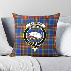 Bethune Ancient Tartan Crest Pillow Cover