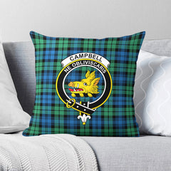 Campbell Ancient 01 Tartan Crest Pillow Cover