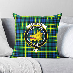 Campbell of Breadalbane Ancient Tartan Crest Pillow Cover