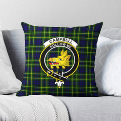 Campbell of Breadalbane Modern Tartan Crest Pillow Cover