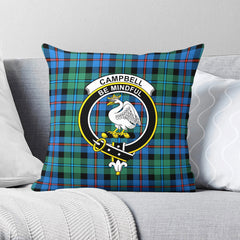 Campbell of Cawdor Ancient Tartan Crest Pillow Cover