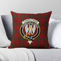 Carruthers Tartan Crest Pillow Cover