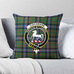 Cochrane Ancient Tartan Crest Pillow Cover