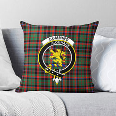 Cumming Hunting Ancient Tartan Crest Pillow Cover