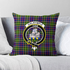 Dalrymple Tartan Crest Pillow Cover