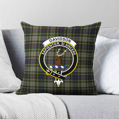 Davidson Tulloch Dress Tartan Crest Pillow Cover