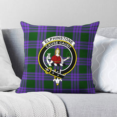 Elphinstone Tartan Crest Pillow Cover