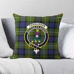 Fergusson Modern Tartan Crest Pillow Cover