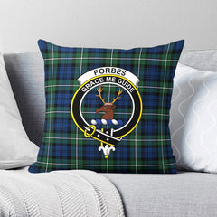 Forbes Ancient Tartan Crest Pillow Cover