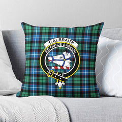 Galbraith Ancient Tartan Crest Pillow Cover