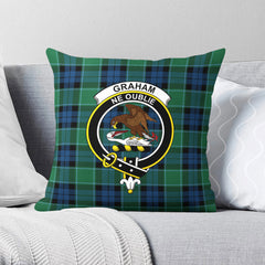 Graham of Menteith Ancient Tartan Crest Pillow Cover