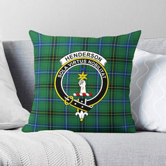 Henderson Ancient Tartan Crest Pillow Cover