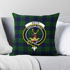 Keith Modern Tartan Crest Pillow Cover