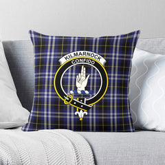 Kilmarnock Tartan Crest Pillow Cover