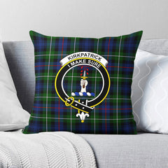 Kirkpatrick Tartan Crest Pillow Cover