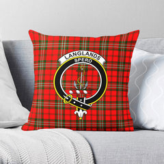 Langlands Tartan Crest Pillow Cover