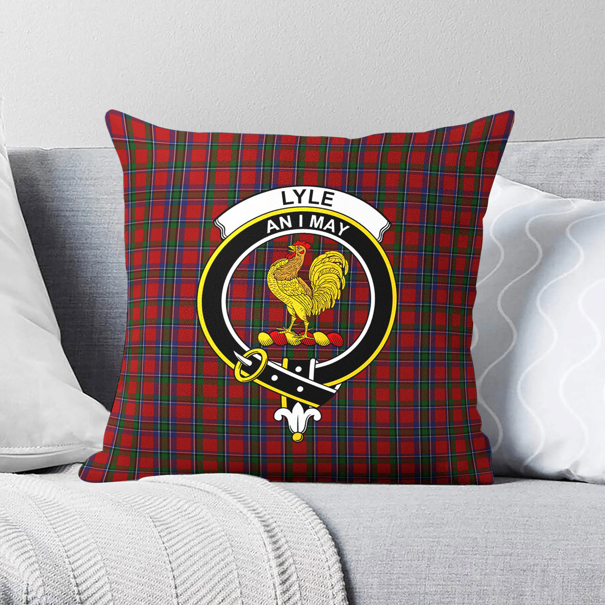 Lyle Tartan Crest Pillow Cover