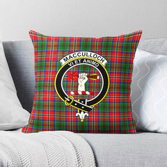 MacCulloch (McCulloch) Tartan Crest Pillow Cover