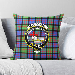 MacDonald Ancient Tartan Crest Pillow Cover