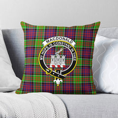 MacDonald (Clan Ranald) Tartan Crest Pillow Cover