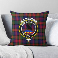 MacDonnell of Glengarry Modern Tartan Crest Pillow Cover