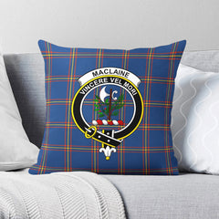 MacLaine of Loch Buie Hunting Ancient Tartan Crest Pillow Cover