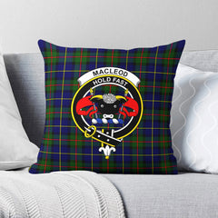 MacLeod of Harris Modern Tartan Crest Pillow Cover