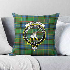 MacMillan Hunting Ancient Tartan Crest Pillow Cover