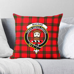 MacNab Modern Tartan Crest Pillow Cover