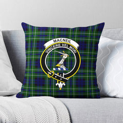 MacNeil of Colonsay Modern Tartan Crest Pillow Cover