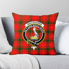 MacQuarrie Tartan Crest Pillow Cover