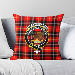 Marjoribanks Tartan Crest Pillow Cover