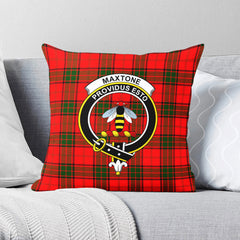 Maxtone Tartan Crest Pillow Cover