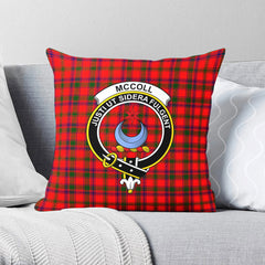 McColl Tartan Crest Pillow Cover