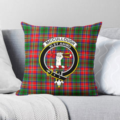 McCullough Tartan Crest Pillow Cover