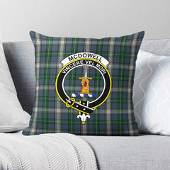 McDowell (MacDowell) Tartan Crest Pillow Cover