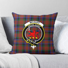 McDuff Hunting Modern Tartan Crest Pillow Cover