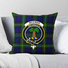 McEwan Modern Tartan Crest Pillow Cover