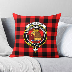 McGregor Rob Roy Modern Tartan Crest Pillow Cover