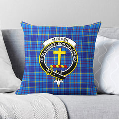 Mercer Modern Tartan Crest Pillow Cover