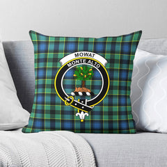 Mowat Ancient Tartan Crest Pillow Cover